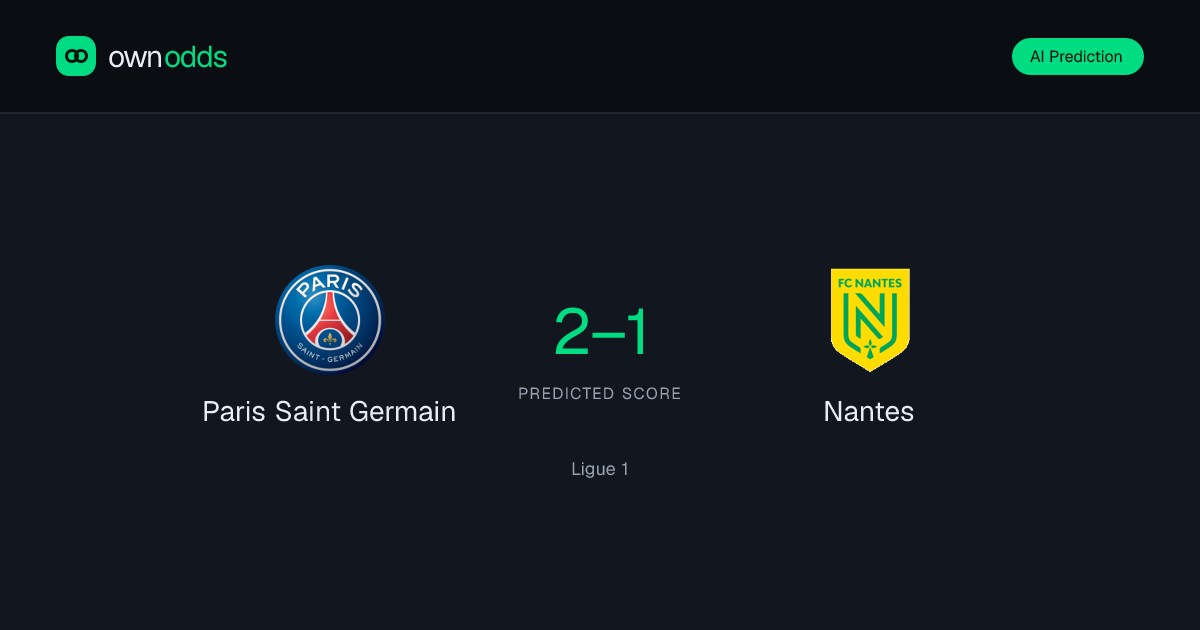 Paris Saint Germain vs Nantes 3-0: our prediction reviewed